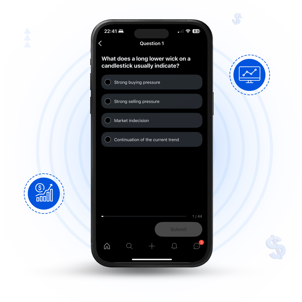 Trading Quiz Interface